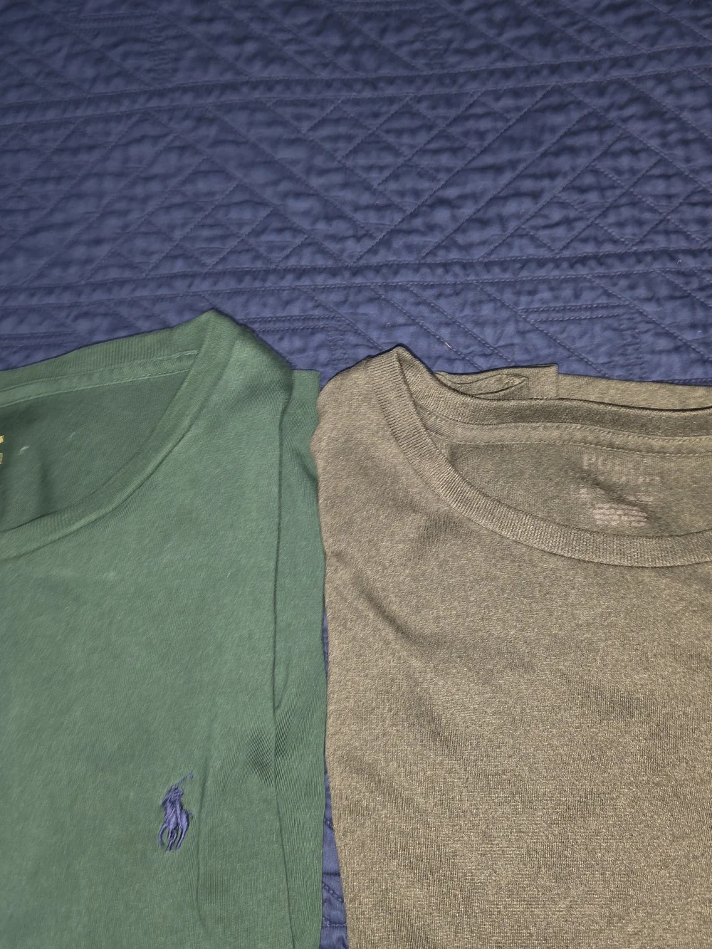 2pc Polo by Ralph Lauren Men’s Short Sleeve Tees - Green & Sage Xlarge & Large